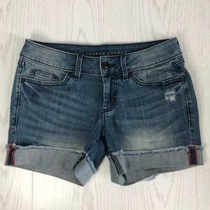 EUC LC Lauren Conrad Boyfriend Jean Shorts Size 2